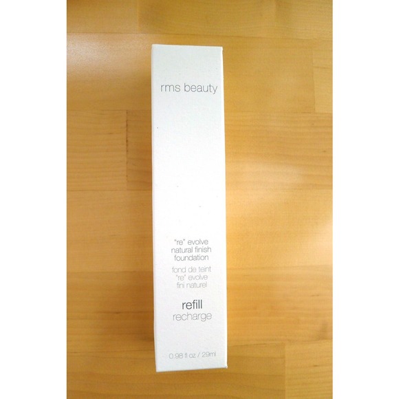 RMS ReEvolve Natural Finish Liquid Foundation Refill Clean Beauty Credo 33 $45 - Picture 1 of 10